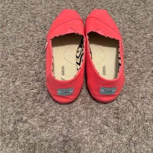 TOMS Pink Slip-On Shoes